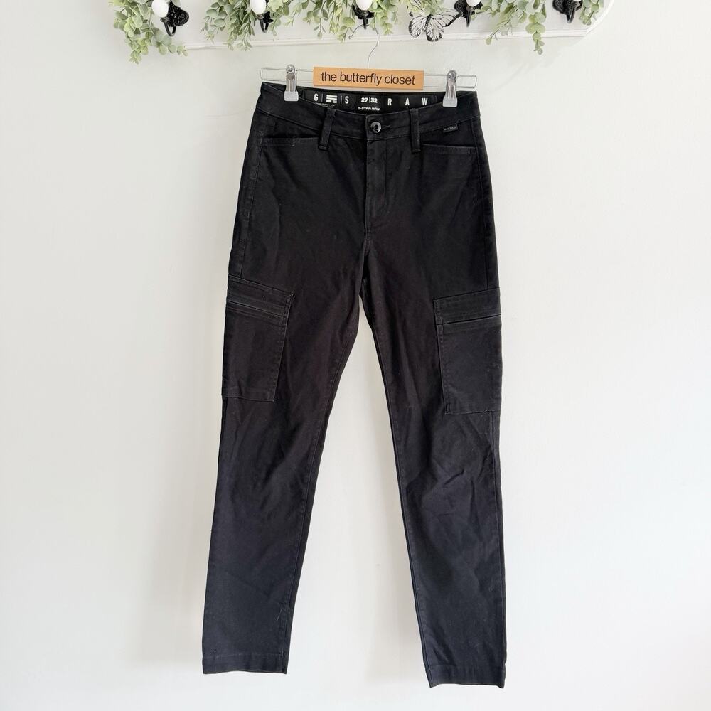 Women’s G-star Structured Black Cargo Pants 27 ef5669